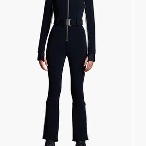 Elegant Navy Jumpsuit with Belted Waist